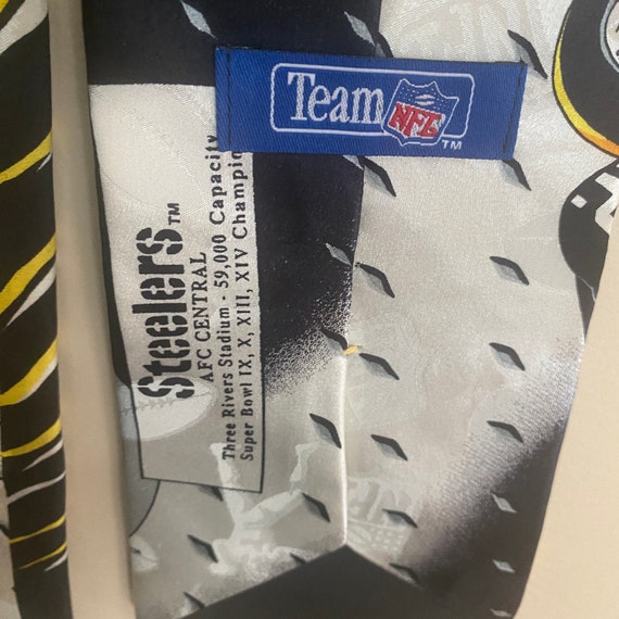 Steelers Pittsburgh necktie NFL vintage - image 7