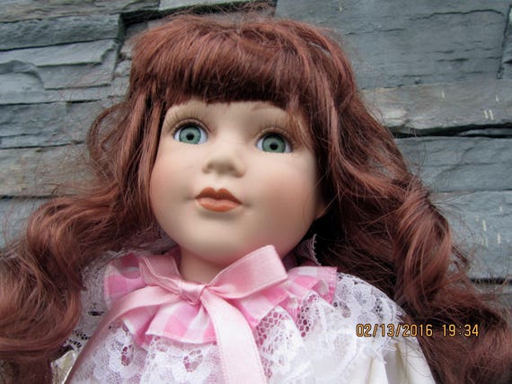 redhead porcelain doll