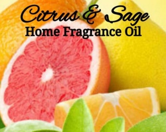Citrus Sage Aromatherapy Oil Diffuser Oil Home Fragrances