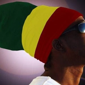 Rasta Turban Headwrap Unisex Ital Colors Camouflage