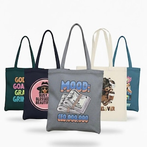 In My Girl Scout Cookies Dealer Era Cotton Tote Bag - Reusable Market Handbag image 3