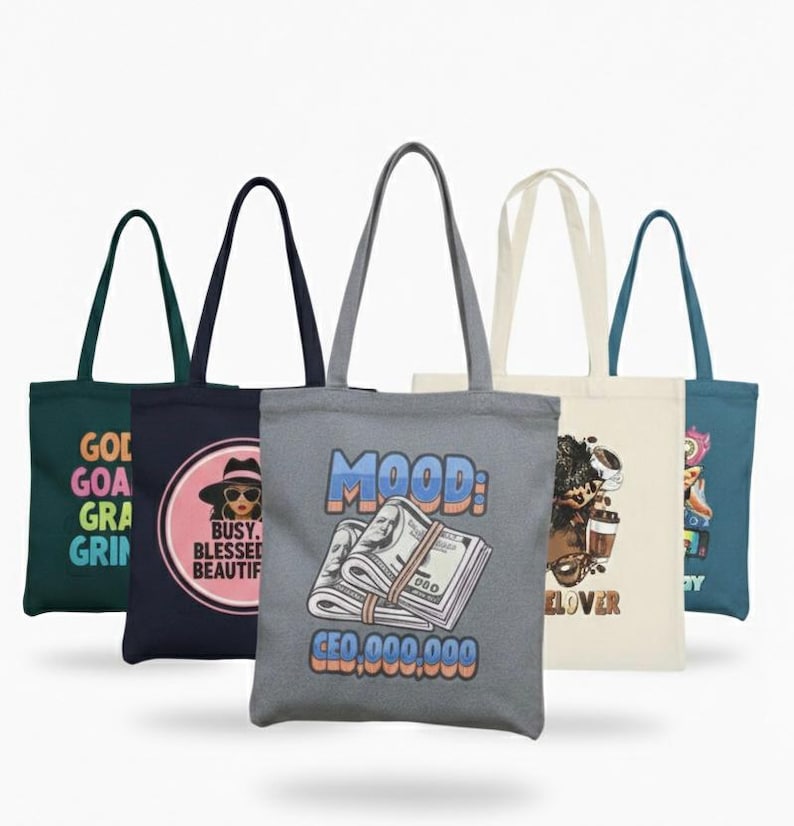 In My Girl Scout Cookies Dealer Era Cotton Tote Bag - Reusable Market Handbag image 3