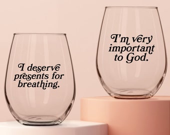 Lisa Barlow Stemless Wine Glass Set - RHOSLC - Real Housewives of Salt Lake City