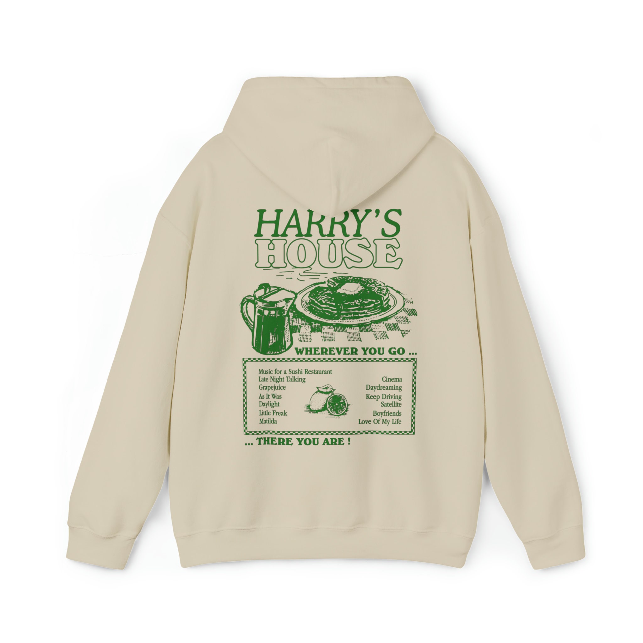 Harry's House Custom Graphic hoodie, Love on Tour Track list, Harry Styles  Hoodie Custom Print, unisex quality Hoodie merch