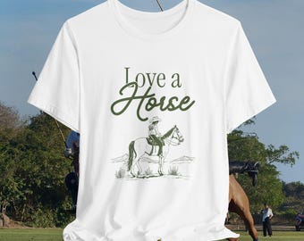 Love a Horse Unisex Jersey Short Sleeve Tee - RHORI - Real Housewives of Rhode Island