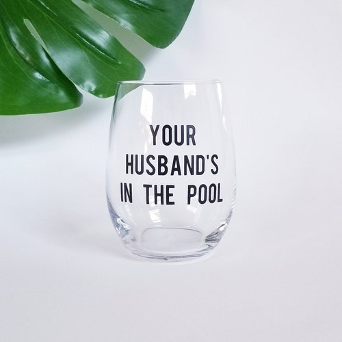 Be Cool Don't Be All Like Uncool Funny Stemmed Stemless Wine Glass 