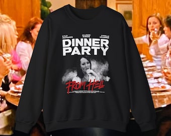 Sweat-shirt unisexe à col rond « Dîner d'enfer » - RHOBH - Halloween Horreur