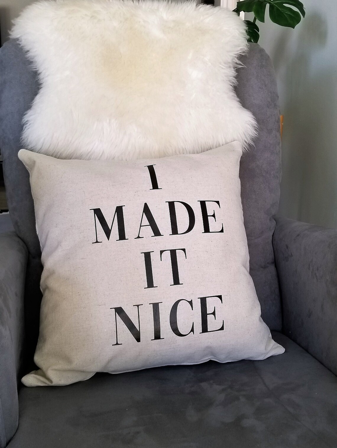 I Made It Nice Pillow Cover Real Housewives Pillow Cover Etsy