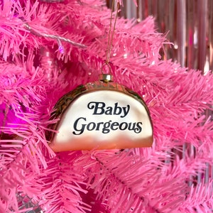 Baby Gorgeous Glitter Glass Taco Christmas Ornament - RHOSLC - Real Housewives Salt Lake City - Lisa Barlow