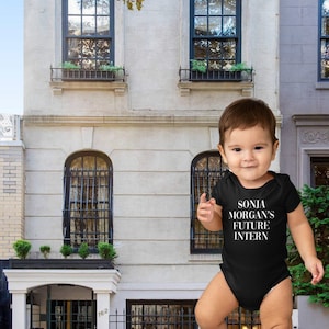Sonja Morgans Future Intern Infant Baby Bodysuit - RHONY
