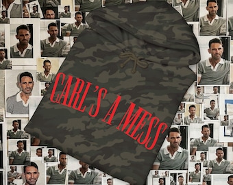 Carl's A Mess Unisex Schwergewicht Kapuzenpullover - Summer House