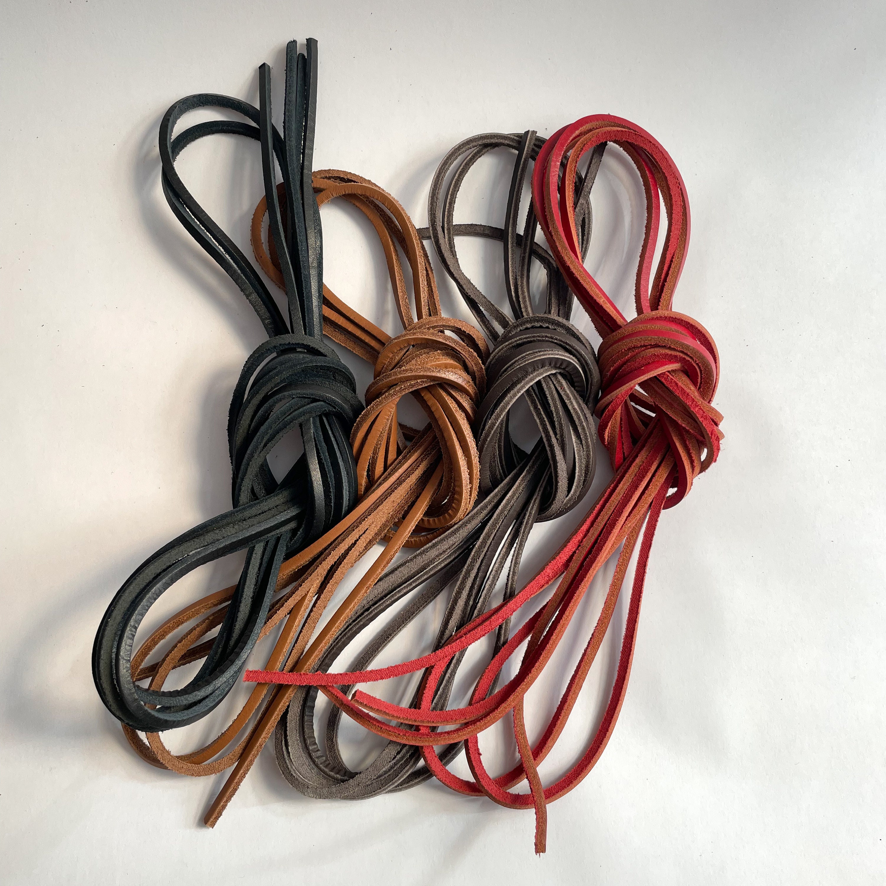 LEATHER LACES 72 X 1/8 Leather Shoe / Boot Laces 