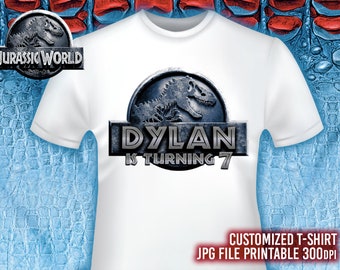 Download Jurassic world birthday shirt | Etsy