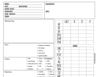 Nursing Report Sheet I