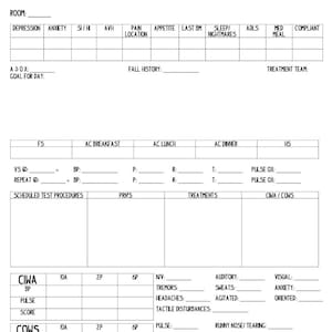 Nicole&#39;s Mental Health Report Sheet