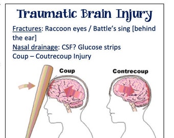 TBI/NEURO/Seizure/Drugs/ Nursing School/ Nursing Study Guide/ Nursing Student/ Nursing Student Study Guide