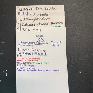 RN NCLEX Review Sheets