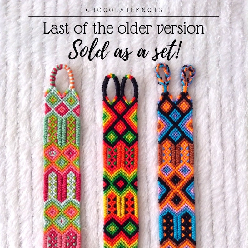 Double Border \u2022 Handmade Friendship Bracelets