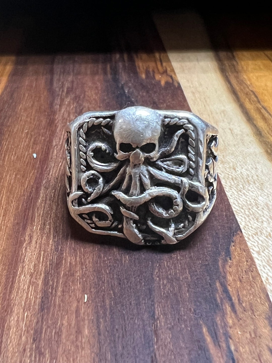 Vintage Clocks and Colours Watery Grave Ring Etsy