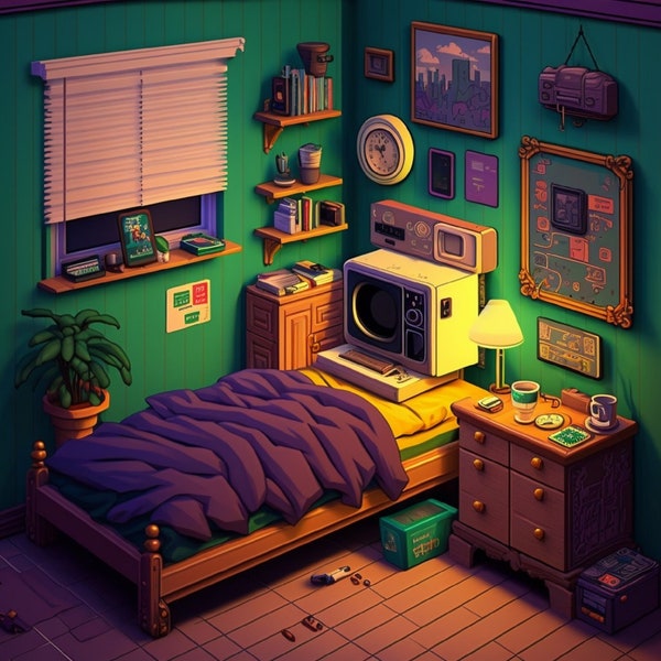 RETRO 1980'S BEDROOM NOSTALGIA