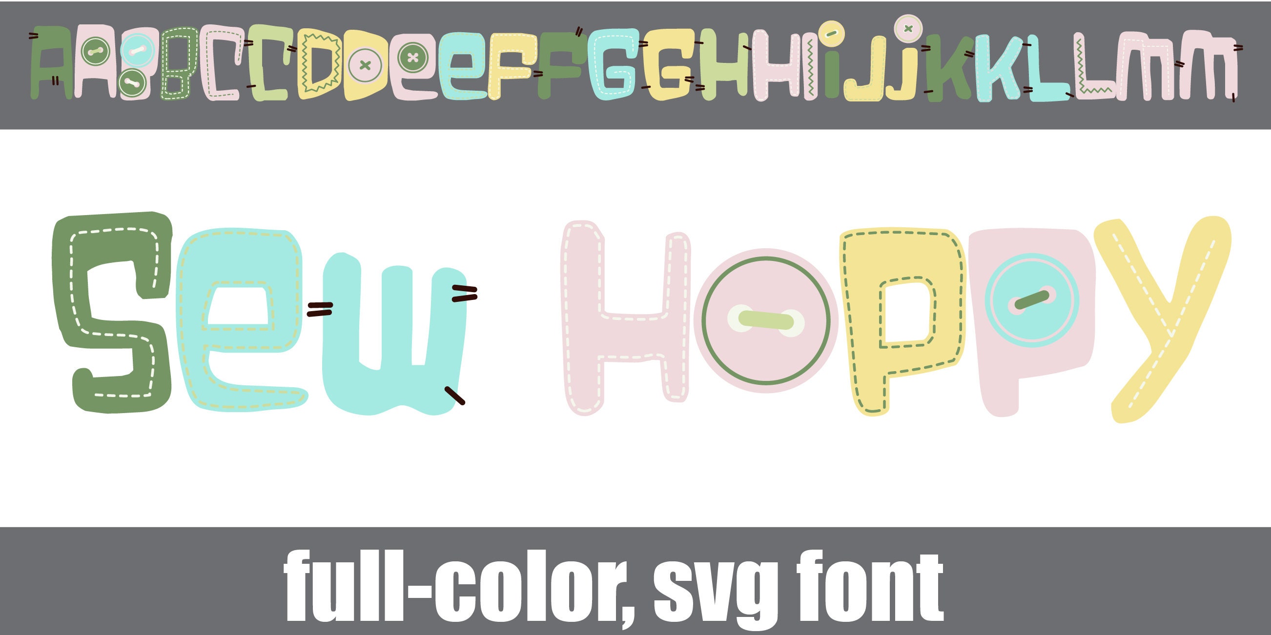 Spring Fever Color Font Bundle, Cricut Fonts, Silhouette Fonts - Etsy
