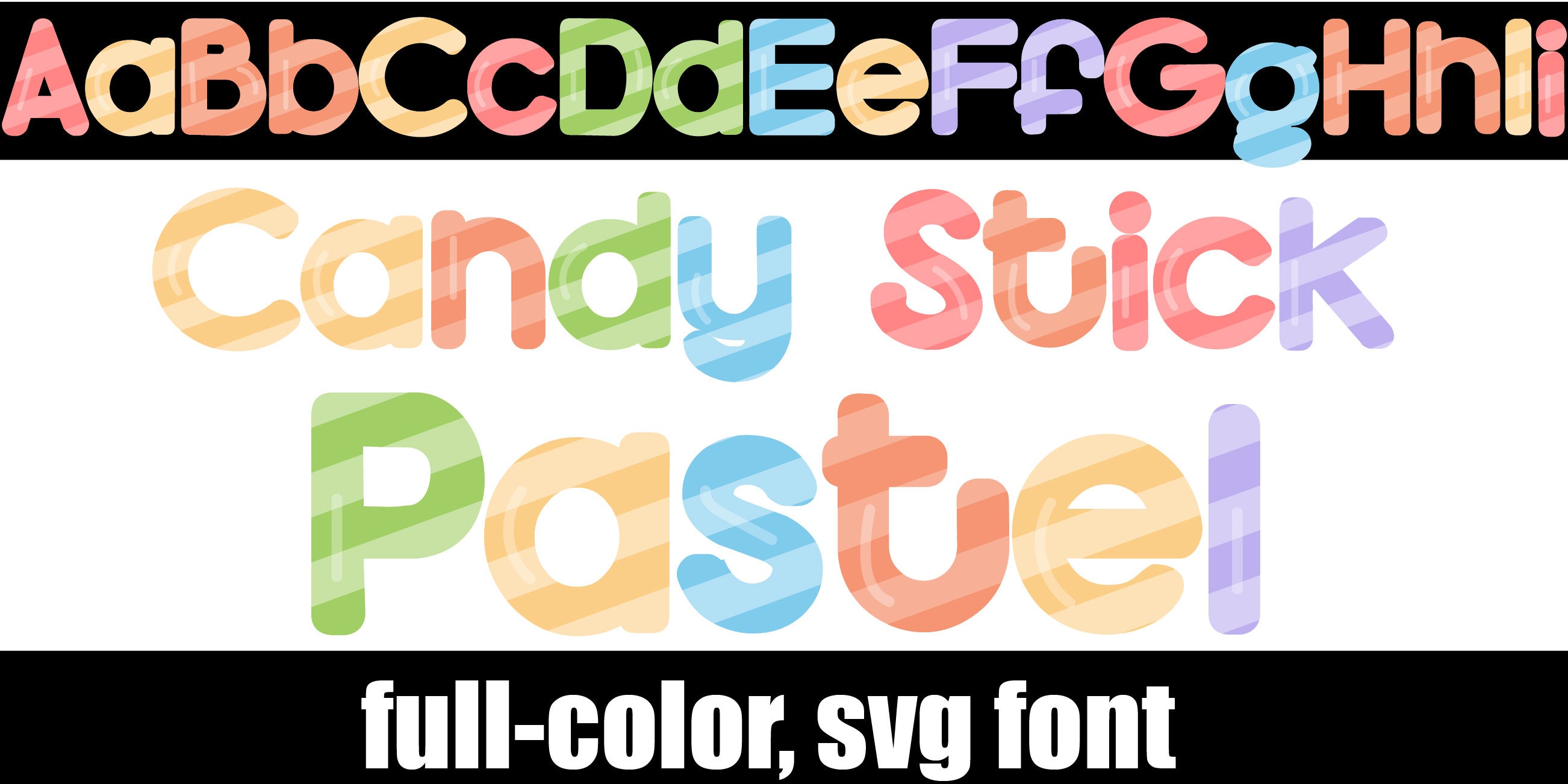 Spring Fever Color Font Bundle, Cricut Fonts, Silhouette Fonts - Etsy