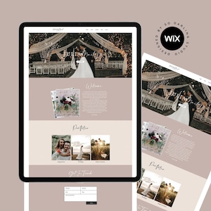 JULIA MAET WIX Template - Wix Photography Template - Wix website template for photographers, Photographer Website, Website for Photographers