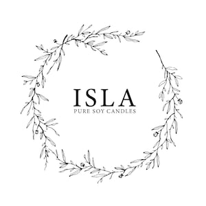 Premade Logo, Wreath Logo Design,  Logo Design, Pretty Logo, Custom Logo Design, Business Logo, Soy Candle Logo, Scented Candle Logo