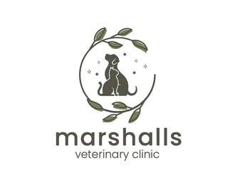 Logo Design,  Logo Design, Custom Logo Design, Business Logo,  Animal Logo, Dog Logo, Vet Logo, dog and cat logo, puppy logo