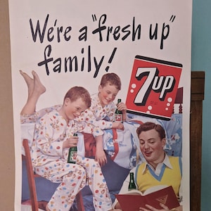 7up Vintage Poster - Etsy