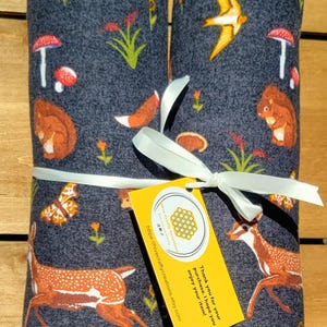 Animal, Flowers & Mushrooms Pattern Boot Shapers - TALL or SHORT LENGTH - Boot Stands - Boot Trees - Flannel Fabric