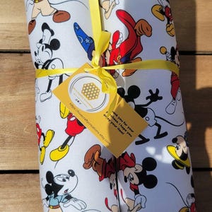 Many Mickey&#39;s Pattern Boot Shapers - Boot Stands -Boot Trees - Cotton Fabric