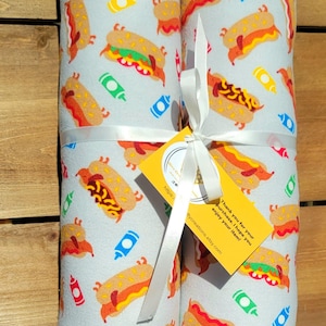Weiner Dog Hot Dogs Pattern Boot Shapers - TALL or SHORT LENGTH - Boot Stands -Boot Trees - Flannel Fabric