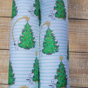 Peanuts Christmas Pattern Boot Shapers - Boot Stands -Boot Trees - Cotton Fabric