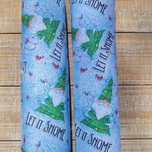 Let it Snome Pattern Boot Shapers - Boot Stands -Boot Trees - Cotton Fabric