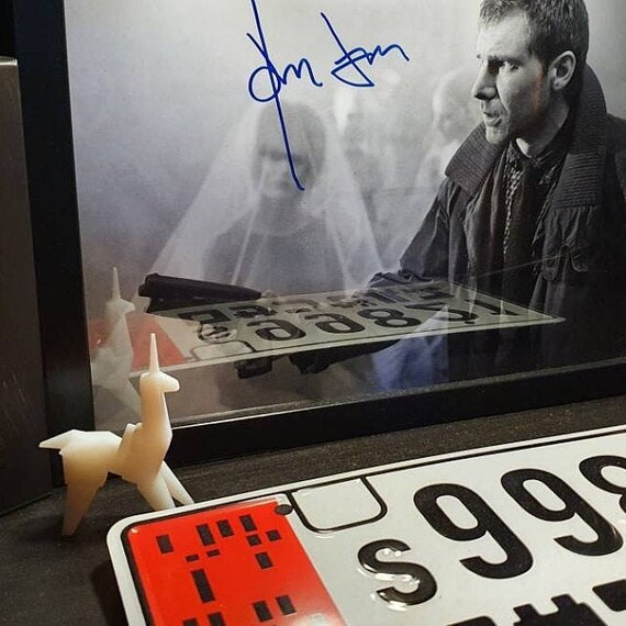 ブレードランナー 折り紙ユニコーンレプリカ：手作り樹脂製SF小道具