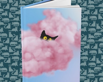 Cat's Daydream Haven Hardcover Journal Notebook Matte