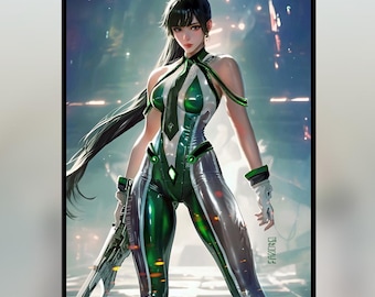 Stellar Blade Poster, EVE Project wall art print, Sci-Fi Gaming print, Video Game Gift, Gamer room decor, Eve Stellar Blade PS5 gift idea