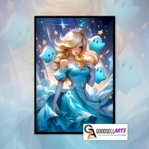 Princess Rosalina Poster | Super Mario Galaxy Poster | Nintendo ...