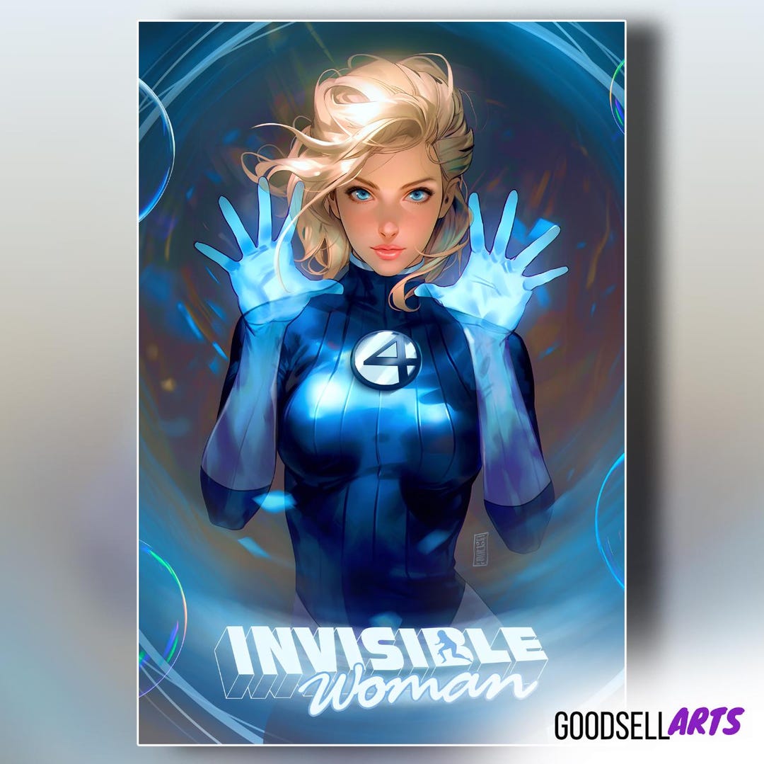 Invisible Woman Comic Art