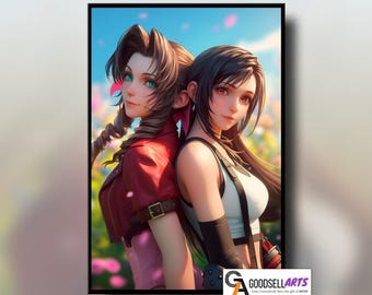 ファイナルファンタジー 7 リバース ポスター - エアリス & ティファ