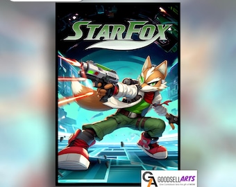 Star Fox - Super Nintendo (SNES) Video Game Cover Poster