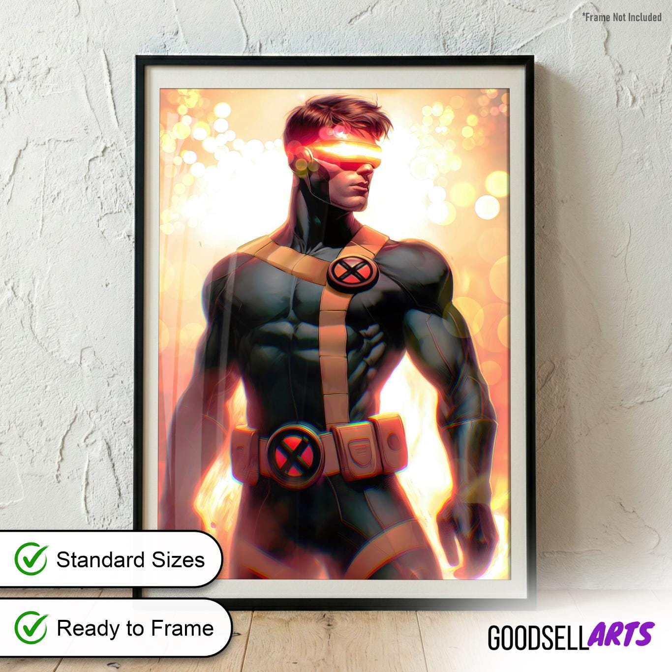 Cyclops Art Print | X-men Poster | Marvel Wall Art | Scott Summers