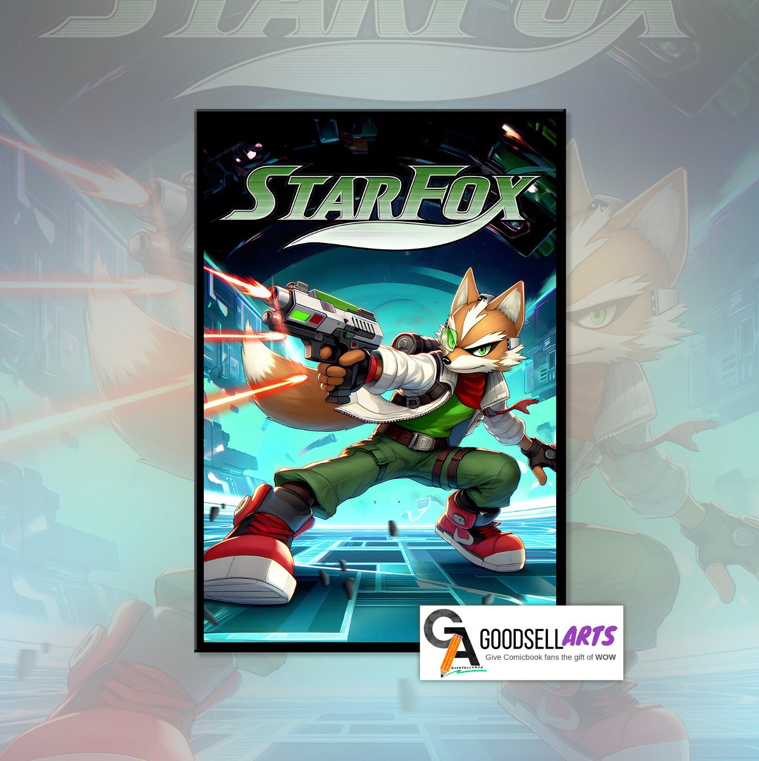 ☆Star Fox スターフォックス☆ポスター　Vintage SNES ☆Star Fox スターフォックス☆ポスターVintage SNES
