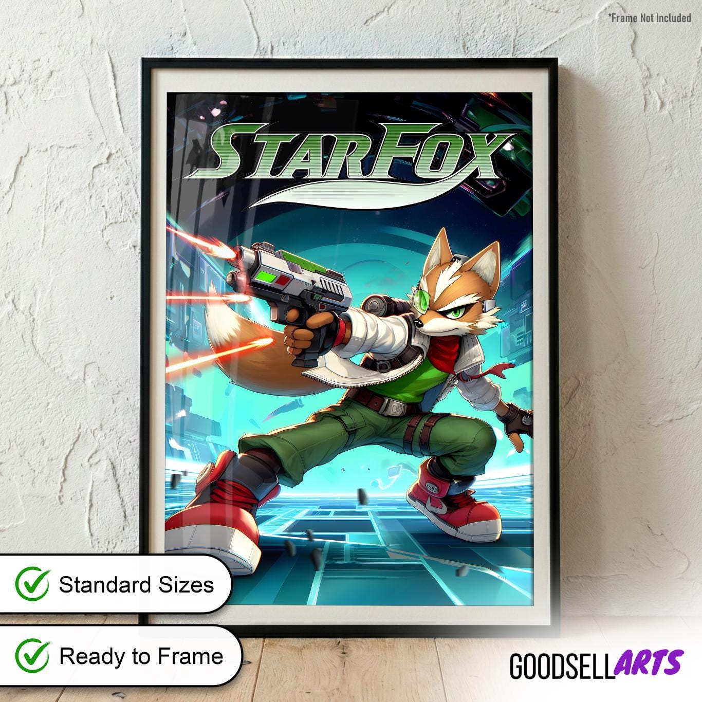 Fox Mccloud Art Print | Star Fox Poster | Nintendo Wall Art