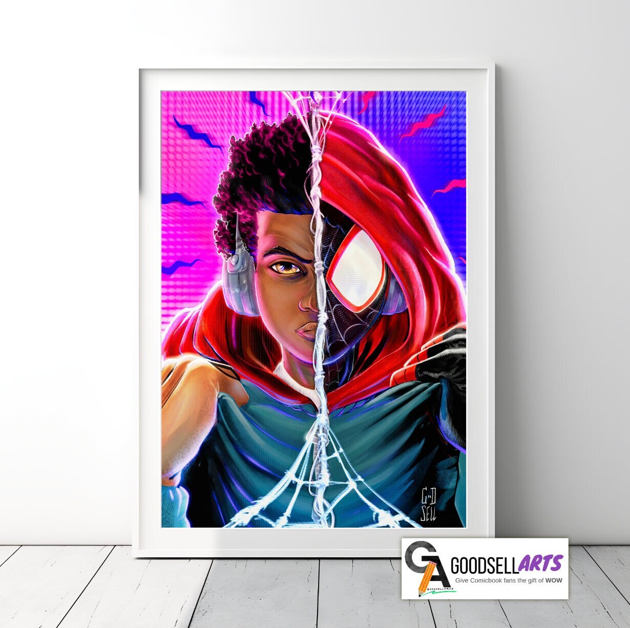 Spiderman Across The Spider-Verse movie poster - Peter B. Parker - 11 x 17