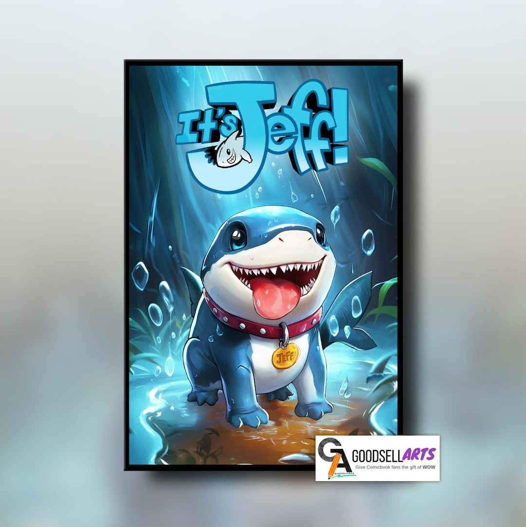 Jeff the Land Shark Poster, Marvel Rivals Wall Art Print