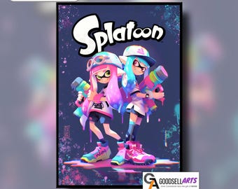 スプラトゥーンポスター　4枚　未使用保管品 スプラトゥーンポスター 4枚 未使用保管品 スプラトゥーン