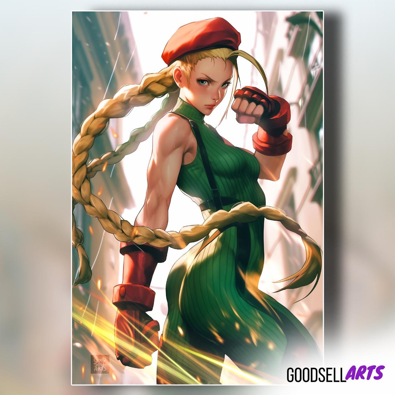 Cammy Art Print | Street Fighter 6 Poster | Cammy White Wall Art