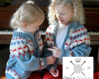 Handmade Norwegian Styled Children's Sweater - One Sweater